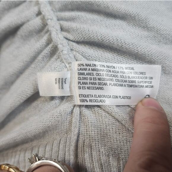 Isabel Maternity Soft Knit Sweater 2 Hearts Baby & Mama Grey Size Women's XXL - Picture 7 of 8